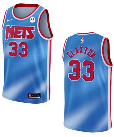 Nets Nicolas Claxton Hardwood Classics Swingman Jersey Blue