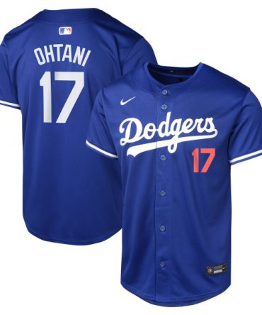 Youth Los Angeles Dodgers Shohei Ohtani Nike Royal Alternate Limited Jersey