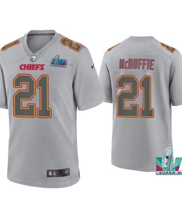 Trent Mcduffie Kansas City Chiefs Super Bowl Lvii Gray Atmosphere Jersey