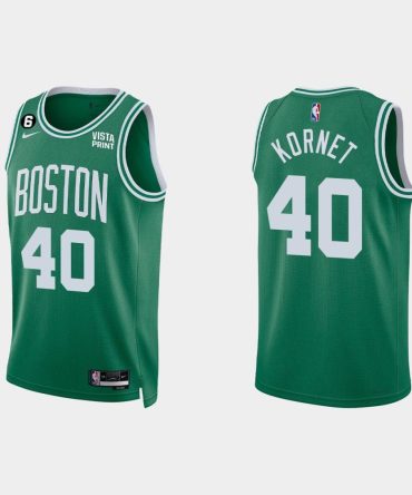 Boston Celtics #40 Luke Kornet 2022-23 Icon Edition Kelly Green Jersey