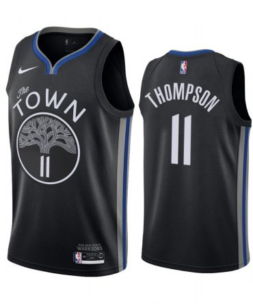 Men Klay Thompson Golden State Warriors #11 Men 2019-20 City Jersey