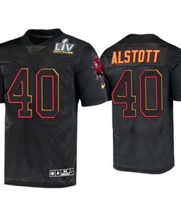 Mike Alstott Tampa Bay Buccaneers Black Super Bowl Lv Jersey