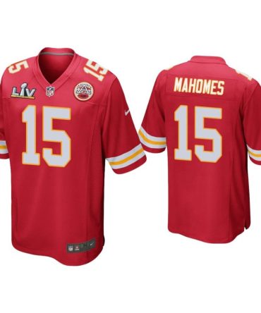 Patrick Mahomes Kansas City Chiefs Super Bowl Lv Red Game Jersey