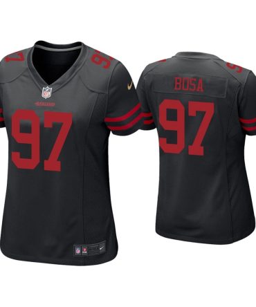 Women Nick Bosa San Francisco 49Ers Black Game Jersey