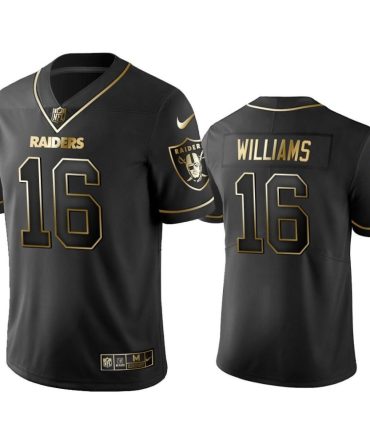 Men 2019 Golden Edition Vapor Untouchable Limited Oakland Raiders #16 Tyrell Williams Black Jersey