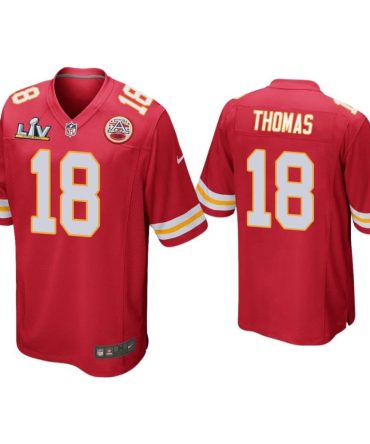 Emmitt Thomas Kansas City Chiefs Super Bowl Lv Red Game Jersey