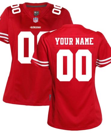 San Francisco 49Ers Nike Womens Custom Limited Jersey Scarlet Comocos