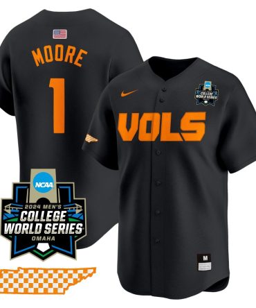 Men'S Tennessee Volunteers 2024 College World Series Vapor Premier Limited Jersey - All Stitched