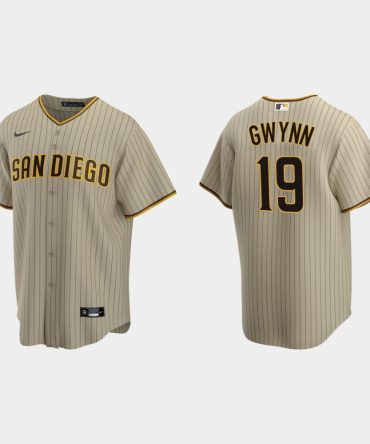 Mlb San Diego Padres Tony Gwynn Alternate Jersey Sand Brown