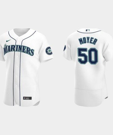 Mlb Mens Seattle Mariners Jamie Moyer White Retired Player Jersey