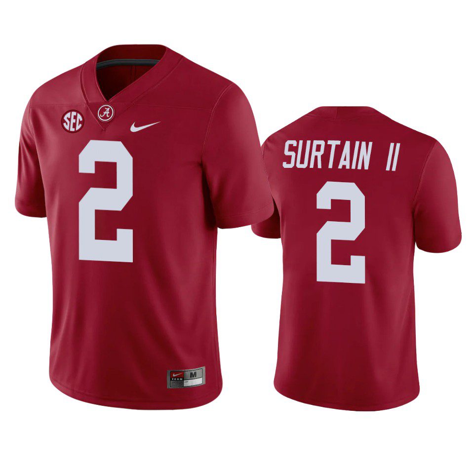 Alabama Crimson Tide Patrick Surtain Ii Crimson Game College Football Jersey - Nfl Sport