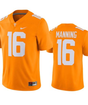 Tennessee Volunteers Peyton Manning Tennessee Orange Alumni Game Player Jersey - Nfl Sport