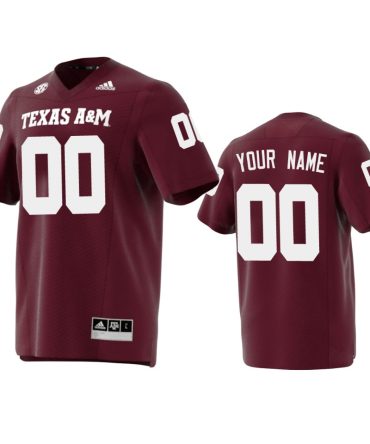 Texas A&Amp;M Aggies Custom Maroon Premier Jersey - Nfl Sport