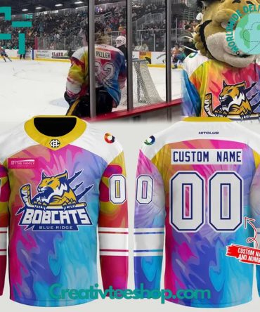 Blue Ridge Bobcats Autism Awareness Night Limited Edition Hockey Jersey