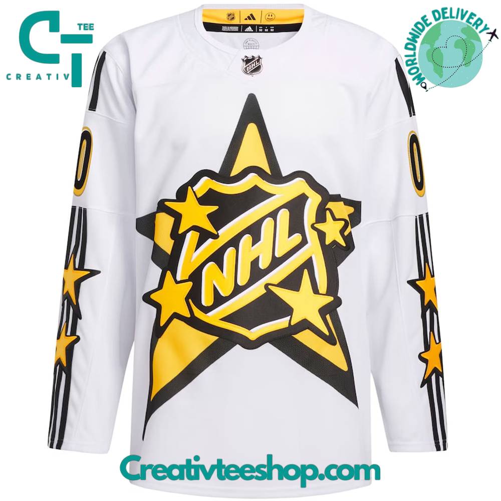2024 Nhl All-Star Game Toronto X Drew House White Primegreen Custom Hockey Jersey - Image 2
