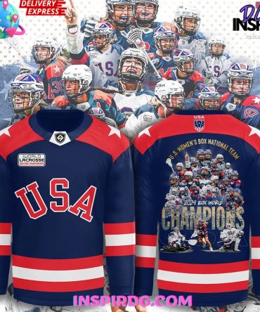 2024 United States Women’S Box Hockey Jersey