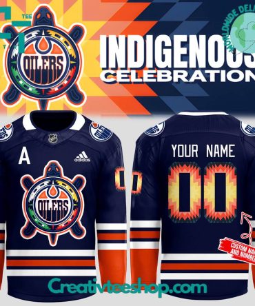 Edmonton Oilers X Indigenous Celebration Custom Jersey