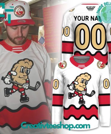 Cleveland Monsters Pucks & Pierogies Weekend Special Hockey Jersey