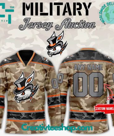 Danbury Hat Tricks X Military Camo Hockey Jersey