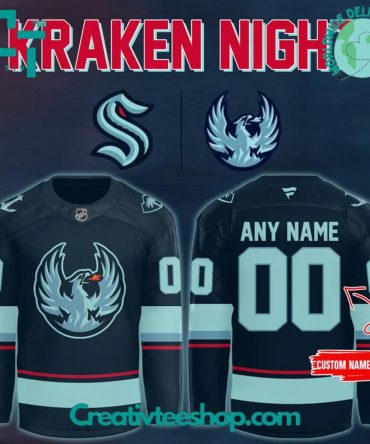 Coachella Valley Firebirds Kraken Night 2025 Special Hockey Jersey