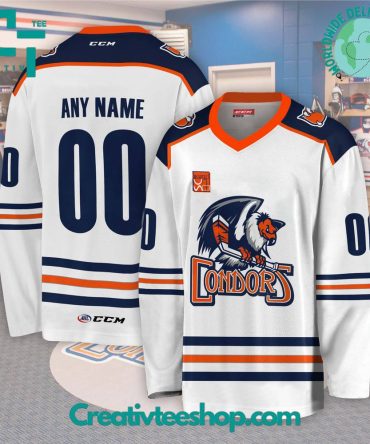 Ahl Bakersfield Condors 2024 White Hockey Jersey