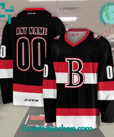 Ahl Belleville Senators 2024 Black Hockey Jersey