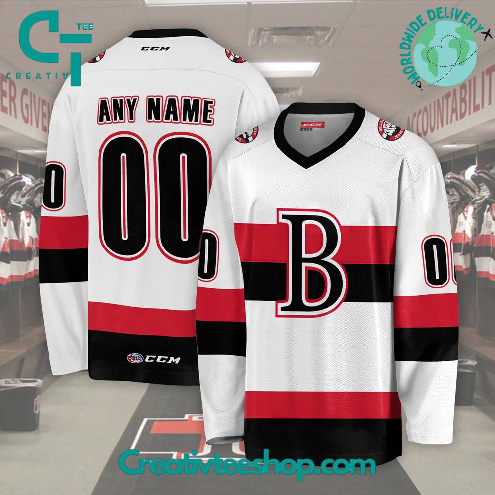 Ahl Belleville Senators 2024 White Hockey Jersey