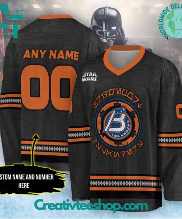 Ahl Bridgeport Islanders X Star Wars 2024 Hockey Jersey