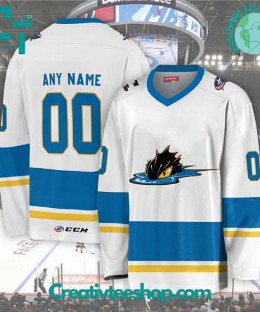 Ahl Cleveland Monsters 2024 White Hockey Jersey