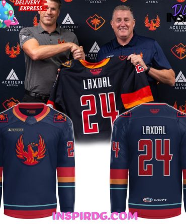 Ahl Coachella Valley Firebirds 2024 Derek Laxdal Hockey Jersey