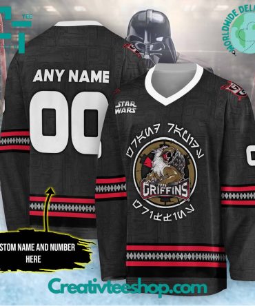Ahl Grand Rapids Griffins X Star Wars 2024 Hockey Jersey