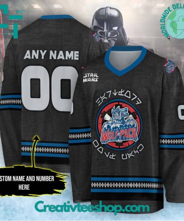 Ahl Hartford Wolf Pack X Star Wars 2024 Hockey Jersey
