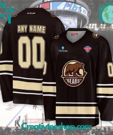 Ahl Hershey Bears 2024 Black Hockey Jersey