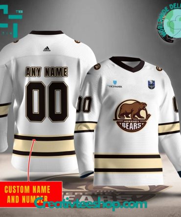 Ahl Hershey Bears 2024 Calder Cup Finals White Hockey Jersey