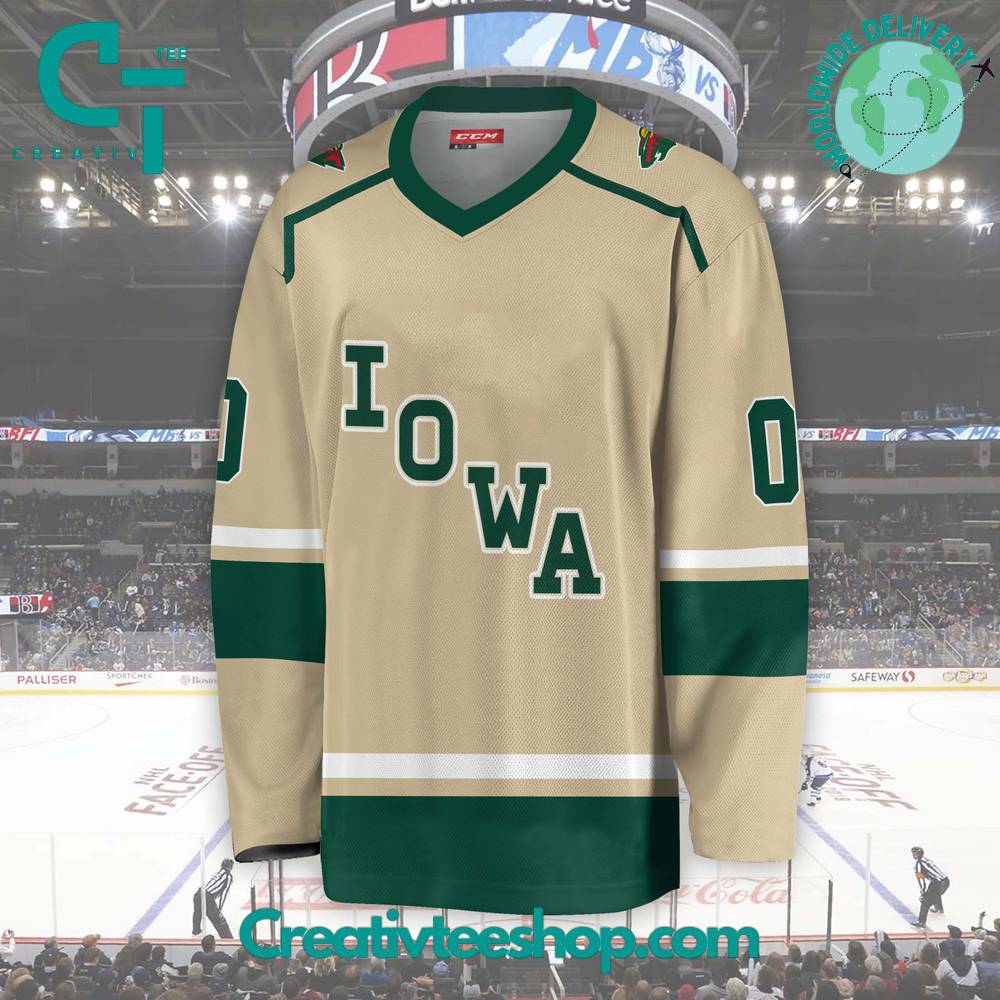 Ahl Iowa Wild 2024 Hockey Jersey - Image 2