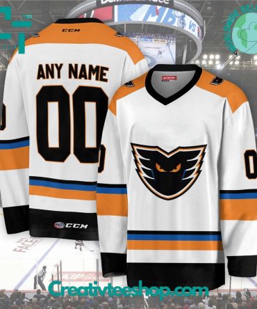 Ahl Lehigh Valley Phantoms 2024 White Hockey Jersey