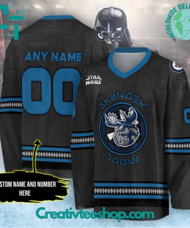 Ahl Manitoba Moose X Star Wars 2024 Hockey Jersey