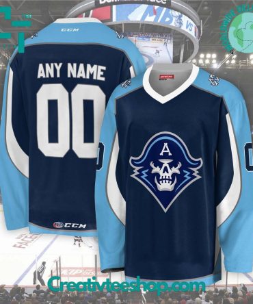 Ahl Milwaukee Admirals 2024 Blue Hockey Jersey
