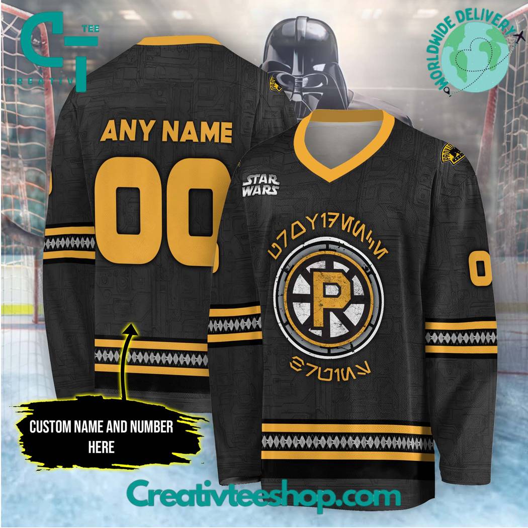 Ahl Providence Bruins X Star Wars 2024 Hockey Jersey
