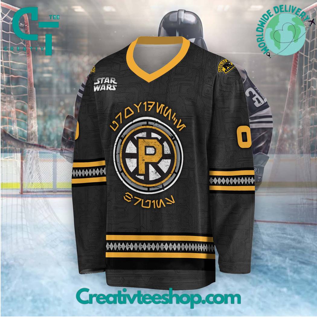 Ahl Providence Bruins X Star Wars 2024 Hockey Jersey - Image 2