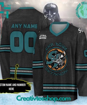 Ahl San Jose Barracuda X Star Wars 2024 Hockey Jersey