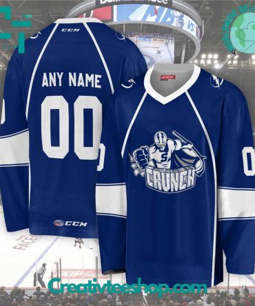 Ahl Syracuse Crunch 2024 Blue Hockey Jersey