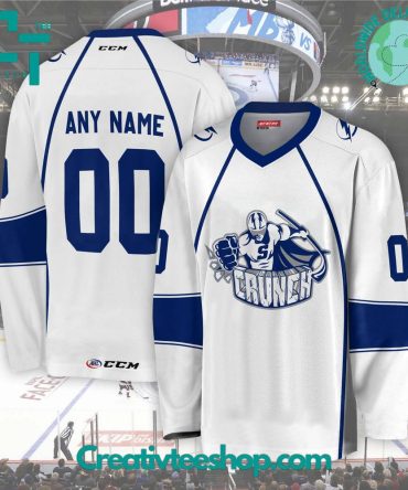 Ahl Syracuse Crunch 2024 White Hockey Jersey