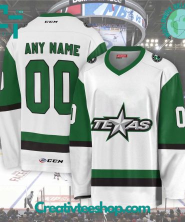 Ahl Texas Stars 2024 White Hockey Jersey