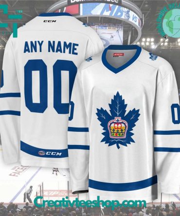 Ahl Toronto Marlies 2024 White Hockey Jersey