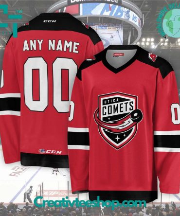 Ahl Utica Comets 2024 Red Hockey Jersey