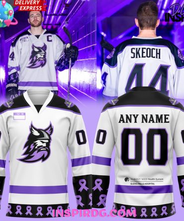 Adirondack Thunder Fight Cancer 2025 Hockey Jersey