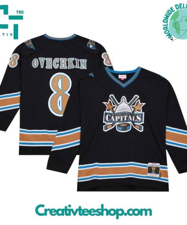 Alexander Ovechkin Washington Capitals Mitchell Ness 200506 Blue Line Hockey Jersey