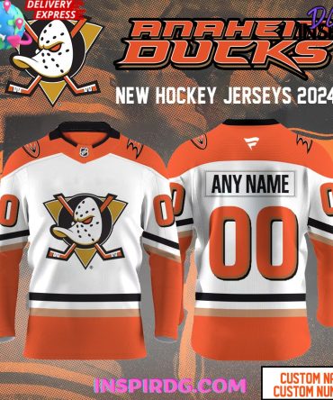 Anaheim Ducks Customized New Hockey Jersey 2024