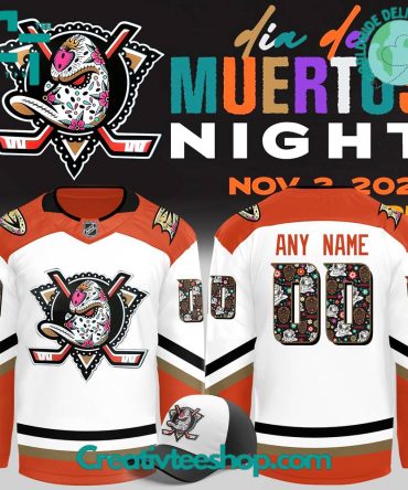 Anaheim Ducks Dia De Los Muertos Hockey Jersey